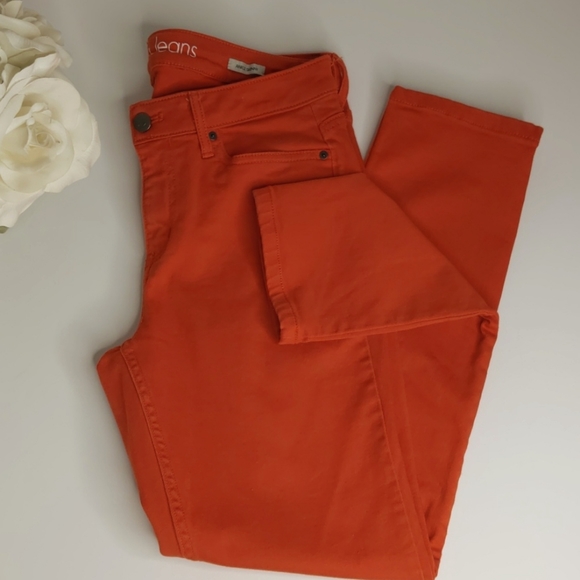 Calvin Klein Denim - Calvin Klein  Red Jeans  Skinny Ankle Size 8